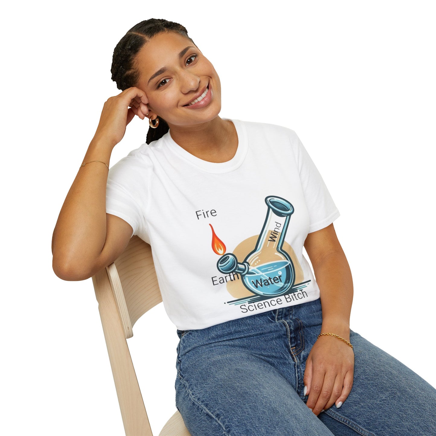 Science-Themed Unisex T-Shirt, Funny Gift for weed Lovers