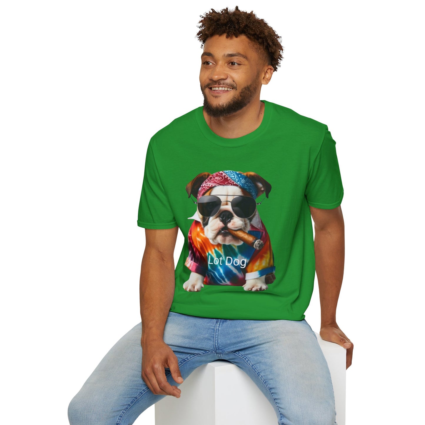Cool Dog Graphic Tee, Shakedown lovers T-Shirt, Hippie Apparel, Unisex Pet Lover Gift, Summer Vibes T-Shirt