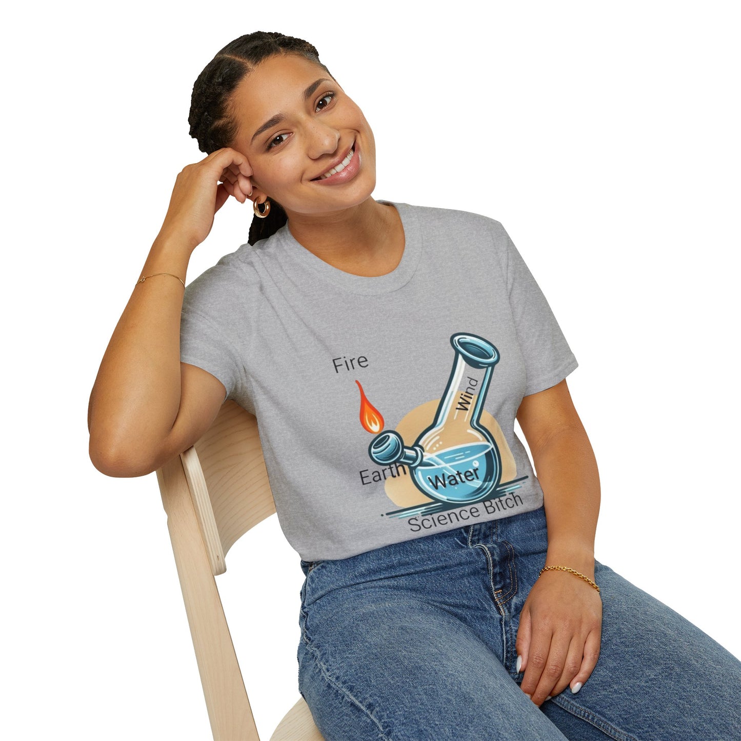Science-Themed Unisex T-Shirt, Funny Gift for weed Lovers