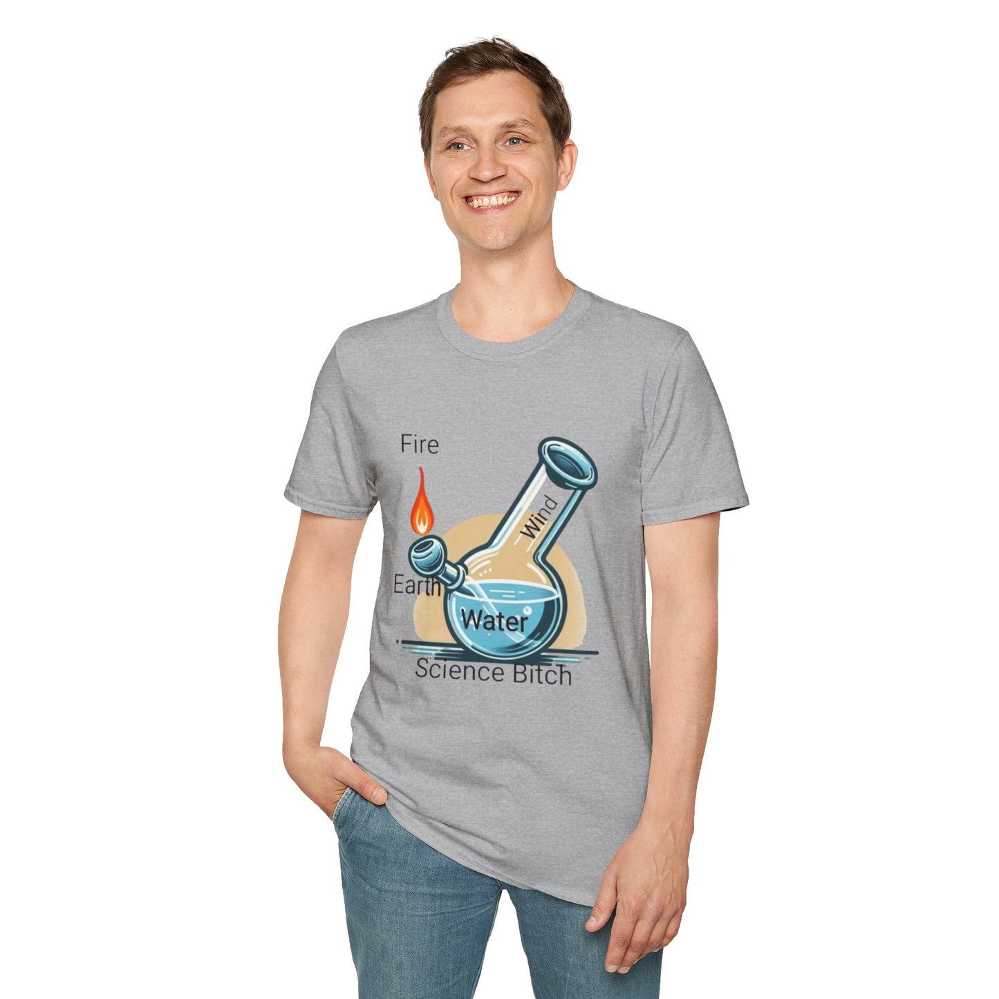 Science-Themed Unisex T-Shirt, Funny Gift for weed Lovers