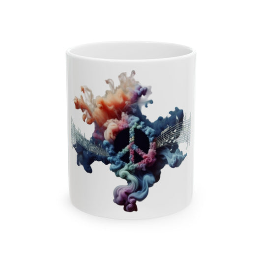 Bohemian Peace Gathering Ceramic Mug | 11oz & 15oz | Cozy Vibes, Perfect for  Coffee Lovers, Gift for Friends, Campfire Memories, [...]