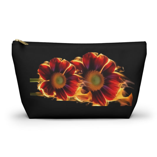 Floral Zip Accessory Pouch, Stylish Makeup Bag, Garden Lover Gift, Personalized Travel Pouch, Perfect for Organizing Essentials