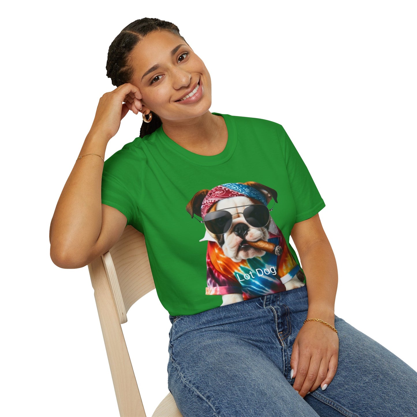 Cool Dog Graphic Tee, Shakedown lovers  T-Shirt, Hippie Apparel, Unisex Pet Lover Gift, Summer Vibes T-Shirt