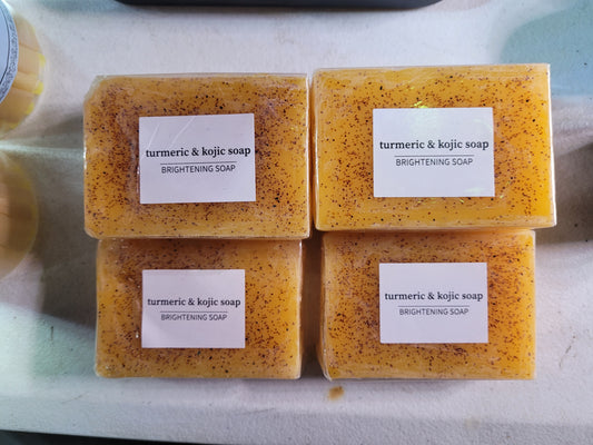 Handmade Tumeric and Kojic Acid Soap